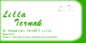 lilla ternak business card